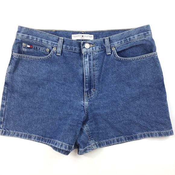 New Vintage Tommy Hilfiger Denim jean shorts  10 - Picture 3 of 8